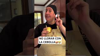 ❌⚠️NO LLORAR con la CEBOLLA🧅🇮🇹 chefroberta comida food [upl. by Frederico]