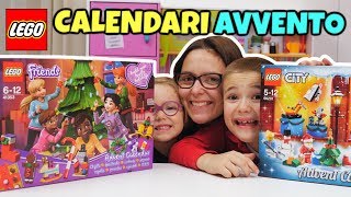 Calendari Avvento LEGO FRIENDS e LEGO CITY Natale 2018 [upl. by Merrily960]