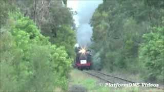 5 Howden 1854  2014 SMR Steam Train SMR18 amp D5917 returning passing Kurri Kurri Part 4 [upl. by Jac]