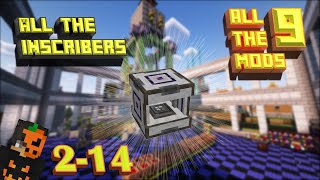 ATM 9 FINISHING MASSIVE INSCRIBER SETUP PUBLIC SERVER  Season 2 E14 [upl. by Aerdnaid1]