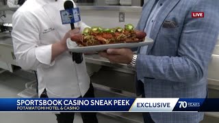 Sneak peek Potawatomi Casino and Hotel Sportsbook kitchen tour [upl. by Slack]