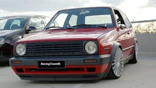 GOLF 2 GTI vs GOLF 3 GTI Funny Race almost Crash [upl. by Adest]