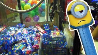 PEZ Candy Dispensers  Claw Machine Wins [upl. by Anhsirk]