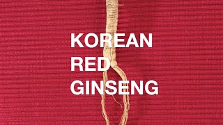 Korean red ginseng history health benefits dosage and preparations red ginseng supplement brand [upl. by Modestine]