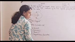 Class Xth  Chapter Circles CBSE Ex 102 Q10 [upl. by Aiveneg733]