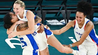 BasketJO  FranceÉtatsUnis un défi de taille pour les basketteuses française en finale [upl. by Hctud157]