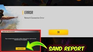 Free Fire Network Connection Error  Connection Problem Report  Network Connection Error  FFA [upl. by Gitel]