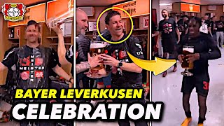 Bayer Leverkusen CRAZY Celebrations After Winning Bundesliga 🏆😍 [upl. by Amber962]