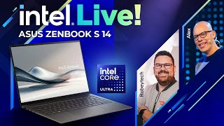 ASUS Zenbook S 14 Core Ultra Series 2 Laptop and Throne and Liberty Gameplay  Intel Gaming [upl. by Tish]