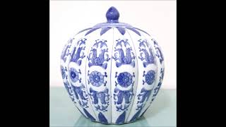 photoshoot DELFT BLUE Porcelain Ceramic XxL Antique Top Condition LIDDED Vase Undamaged [upl. by Aileen]