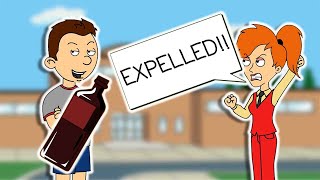 Classic Caillou Starts a Drug Business at SchoolExpelled [upl. by Derag]