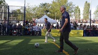 Opening Cruyff Court Xavi Hernández by Soufiane Touzani [upl. by Ahtan754]