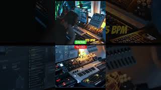 Atmospheric techno live session with analog synths techno edm live music producer [upl. by Anelis]