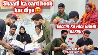 Shaadi Ka Card Book Kar Diya 😍 Haifa Ke Baby Se Mile ❤️ Face Reveal  Fokats  Abresh amp Zeeshan [upl. by Baxy]