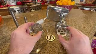 GVODE Meat Grinder Attachment for Kitchenaid Stand Mixer Review [upl. by Barbette]