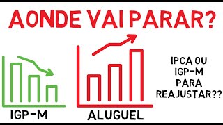 PREÇO do ALUGUEL NÃO vai CAIR IGPM em QUEDA contratos com IPCA [upl. by Swetlana]