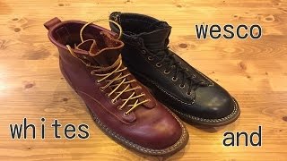 BOOTS WESCO ジョブマスター whites boots スモークジャンパー [upl. by Bonney379]