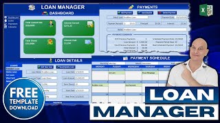 Master Loan Management in Excel Free Download Included [upl. by Ahsinrad]