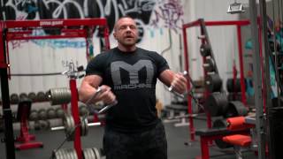 How to do a Low Cable Crossover For Upper Chest Development  Tiger Fitness [upl. by Eidson]