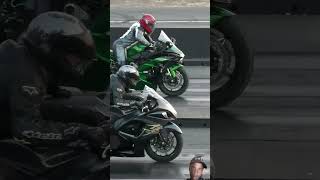 Ninja h2r vs hayahusa रेस बैरल SOTS VIDEO 👿😈💀☠️ [upl. by Brigitte695]