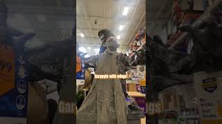 🎃Gargoyle with wings on a pedestal animatronics halloween gargoyle 2024 haunted [upl. by Frere]