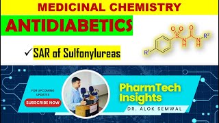 SAR of Sulfonylureas Antidiabetic agents [upl. by Kokoruda]