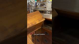 Pair antique 1800s hardware store style 20 drawer bin cabinets available Olde Good Things [upl. by Anelas]