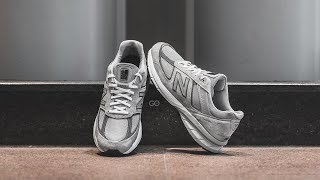 New Balance 990 V5 quotGrey  Castlerockquot Review amp OnFeet [upl. by Im472]