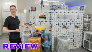 TACTICAL NERF FORT 30  THE ULTIMATE NERF CASTLE [upl. by Schreibman]