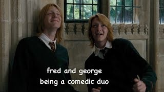 fred and george being a comedic duo [upl. by Irej879]