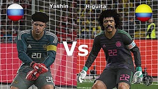 Lev Yashin Russia Vs René Higuita Colombia • Calci di Rigore • PES 2019 [upl. by Philipa728]