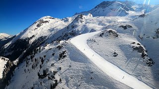 SNOWBOARDING from MAYRHOFEN to HINTERTUX Glacier Austria  Spring March 2022  GoPro Hero 8 [upl. by Subir]