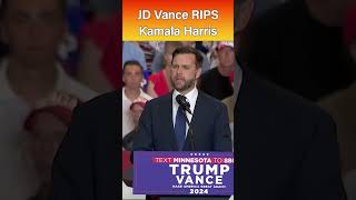 JD Vance DESTROYS Kamala Harris [upl. by Ydnat]