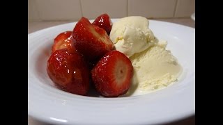 Quick and Easy  Cinnamon Glazed Strawberries [upl. by Casabonne]