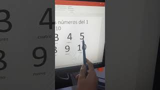 aprendemos los numeros del 1 al 10 [upl. by Elna]