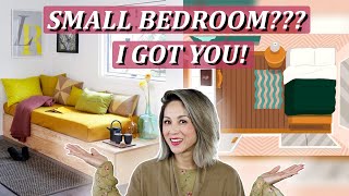 How to Maximize Your Small Bedroom Layout DIY ideas to try right now [upl. by Kopple]