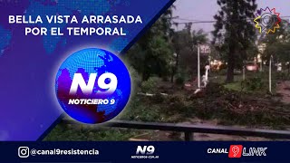 BELLA VISTA ARRASADA POR EL TEMPORAL  NOTICIERO 9 [upl. by Mik]