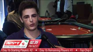 APPT Snowfest 2011 Day 1b First Break Update with Dale Philip  PokerStars [upl. by Burnard660]