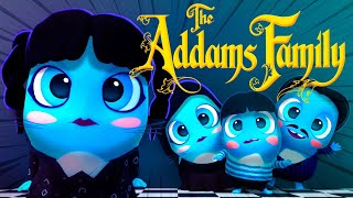 🎃 Addams Family I HALLOWEEN 🦇 Wednesday Addams dancing 👻 Cute cover by The Moonies Official [upl. by Alda]