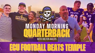 Monday Morning Quarterback w Holton Ahlers  Coach Blake Harrell takes the helm ECU Football wins [upl. by Janina]