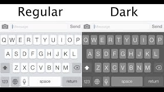 Cambia el color del teclado iOS 8 y 7 [upl. by Barkley]