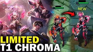 T1 Skins  NEW Elite Chroma CHANGED  League of Legends [upl. by Nilo846]