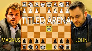 Playing MAGNUS in the Lichess Titled Arena Mar 1 2018 [upl. by Ayahsey563]