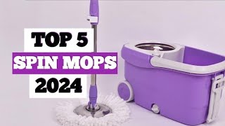 TOP 5  BEST SPIN MOPS IN 2024🔥🔥🔥 [upl. by Gabrielle769]