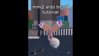 mm2 alibi trend TUTORIAL mm2 capcut edit [upl. by Sherri916]