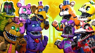 SFM FNaF Withered Melodies vs Fanta Animatronics [upl. by Korry389]