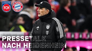 Pressetalk nach FC Heidenheim  FC Bayern  🇩🇪 [upl. by Occer509]