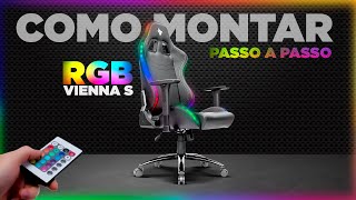 CADEIRA GAMER RGB PICHAU VIENNA UNBOXING MONTAGEM PASSO A PASSO E PRIMEIRAS IMPRESSÃ•ES PICHAURGB [upl. by Shama432]