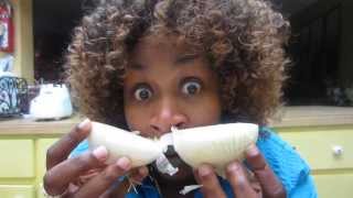 Onion Challenge  GloZell [upl. by Necaj]