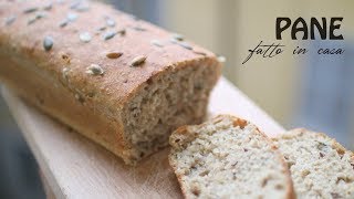 PANE FATTO IN CASA  VEGAN  LIEVITAZIONE NATURALE  RICETTA [upl. by Lena801]